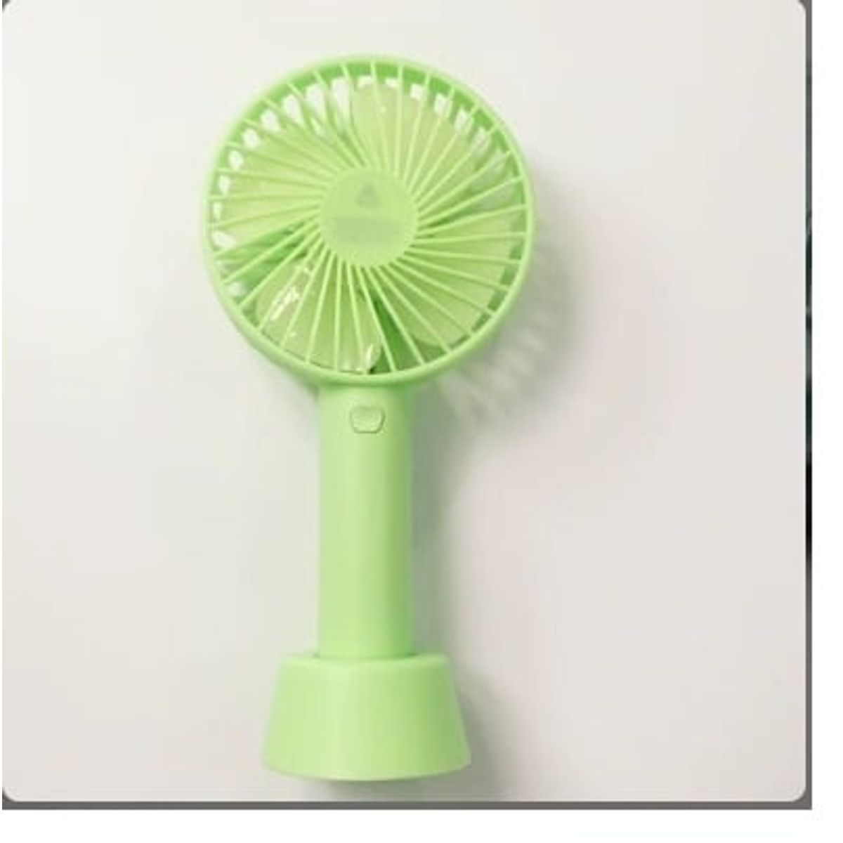 GENERICO - Mini ventilador de mano eléctrico recargable Verde