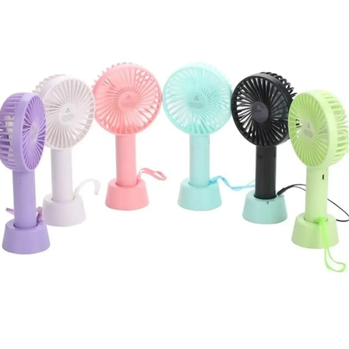 GENERICO - Mini ventilador de mano eléctrico recargable Verde