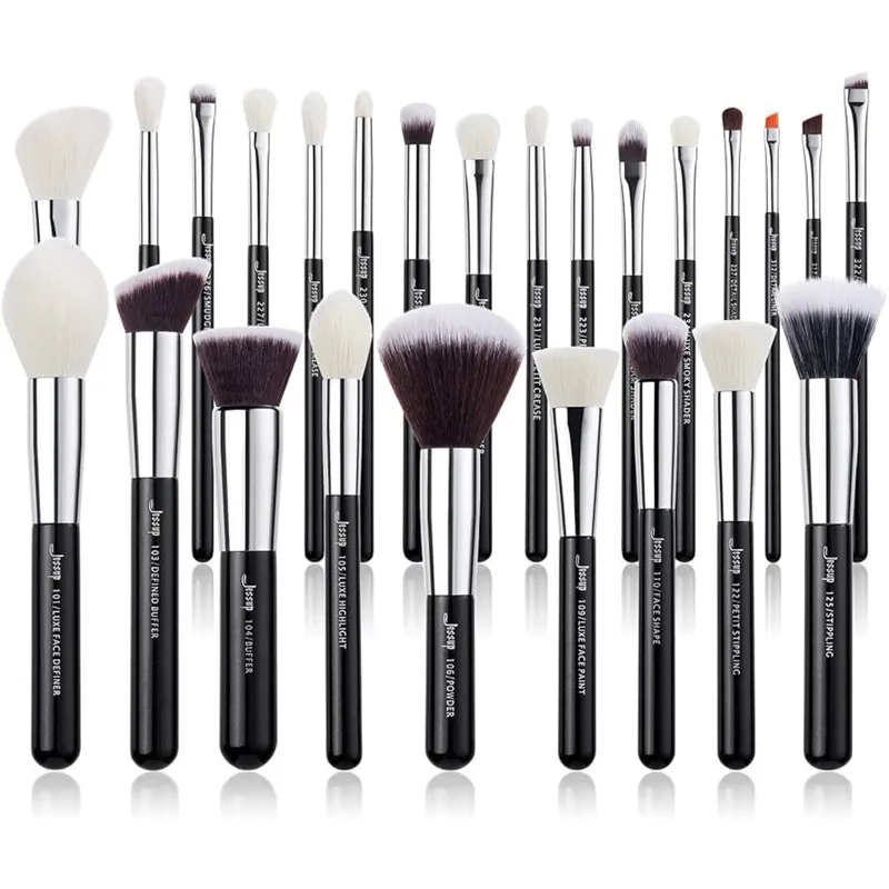 GENERICO - SET DE BROCHAS PARA MAQUILLAJE DE 25 PIEZAS JESSUP ORIGINAL