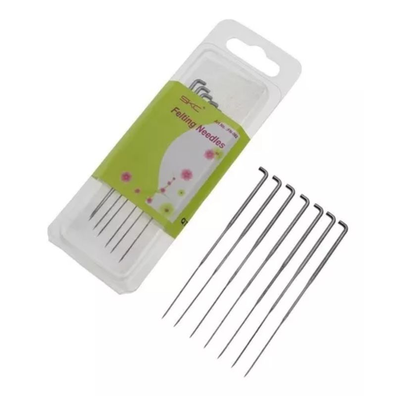 GENERICO - Repuesto Punzon 7 Agujas Felting Skc Agujas Bordado Fieltro