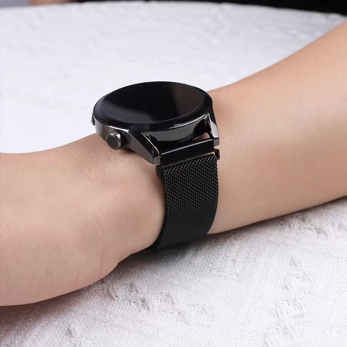 GENERICO - Correa 22mm milanese Para Huawei Watch Gt5gt4 46mm negro