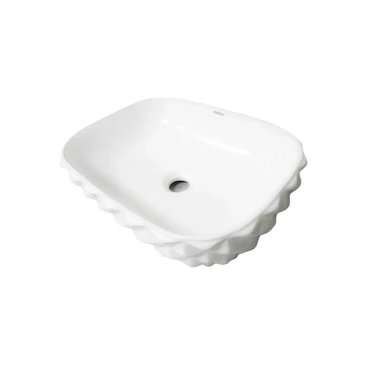 FRATELLI - Bowl de Loza Mod Cuadrado Blanco 48x35x13cm