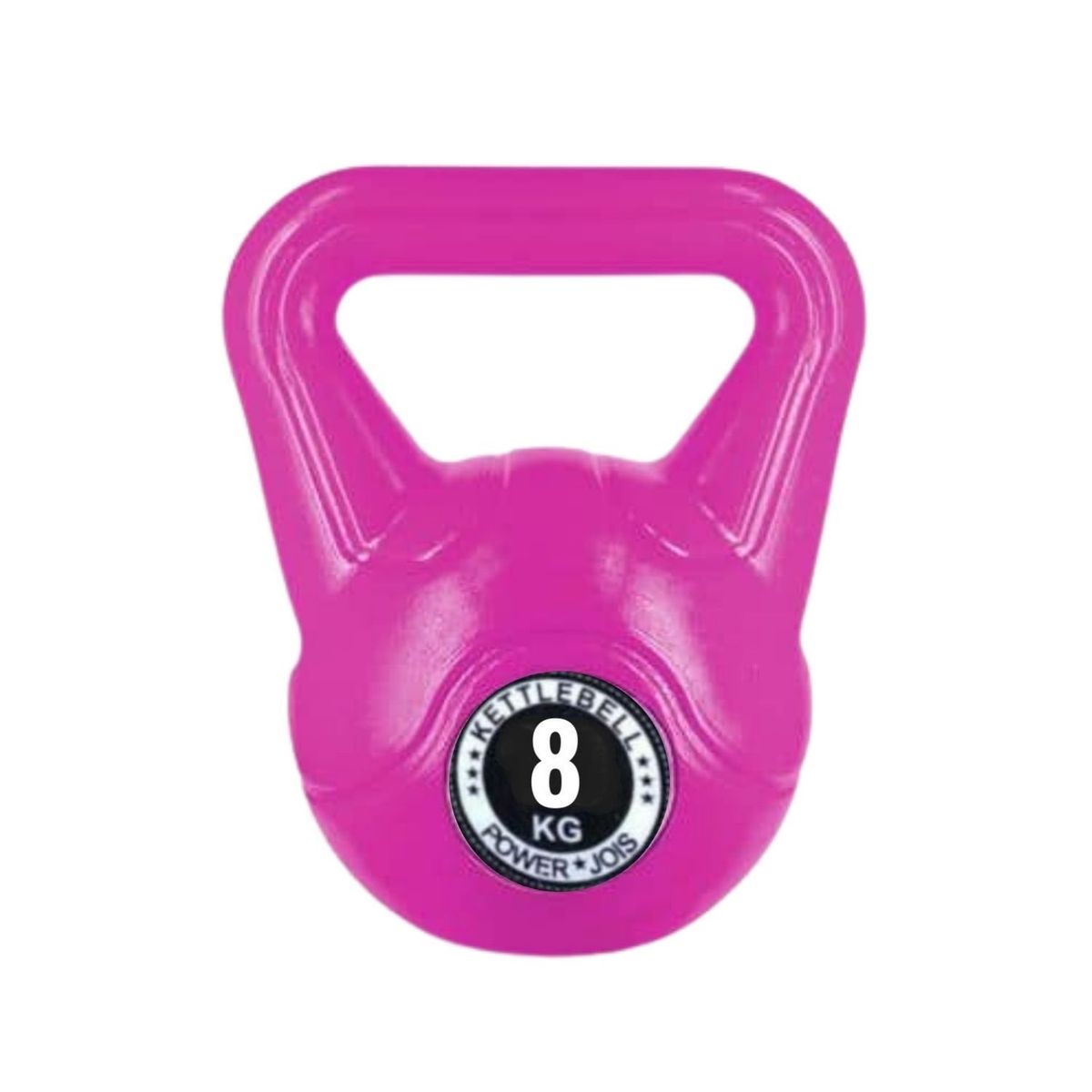 GENERICO - Pesa Rusa o Kettlebell Deporte - 8 kg pvc color Fucsia