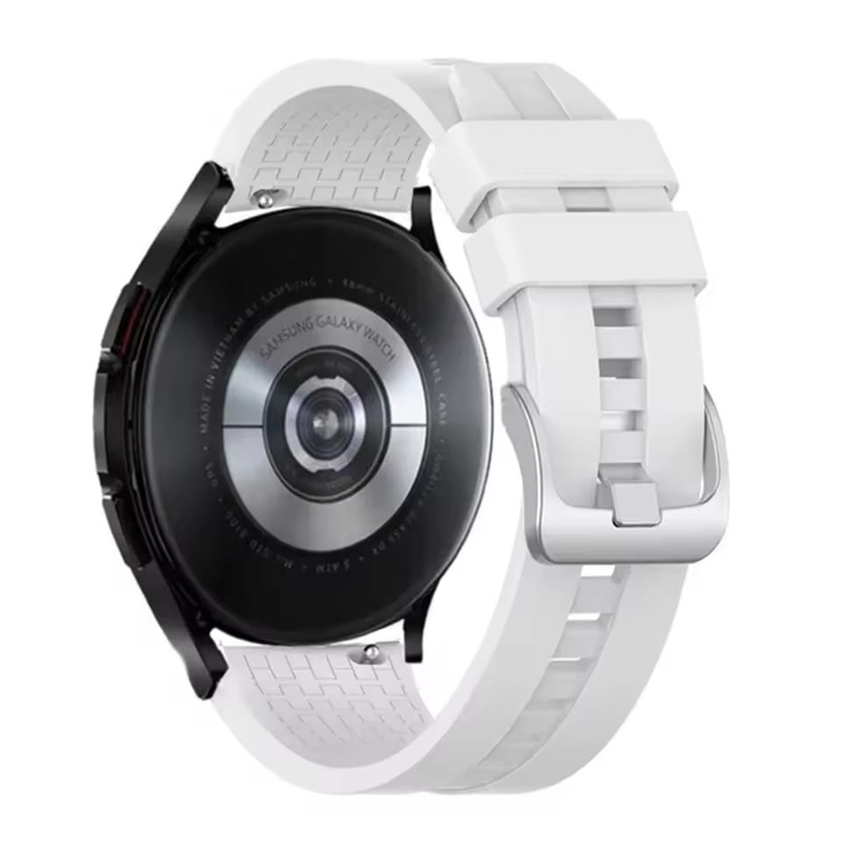 GENERICO - Correa Relieve 22mm Para Huawei Watch Gt5 Progt4gt3 46mm blanco