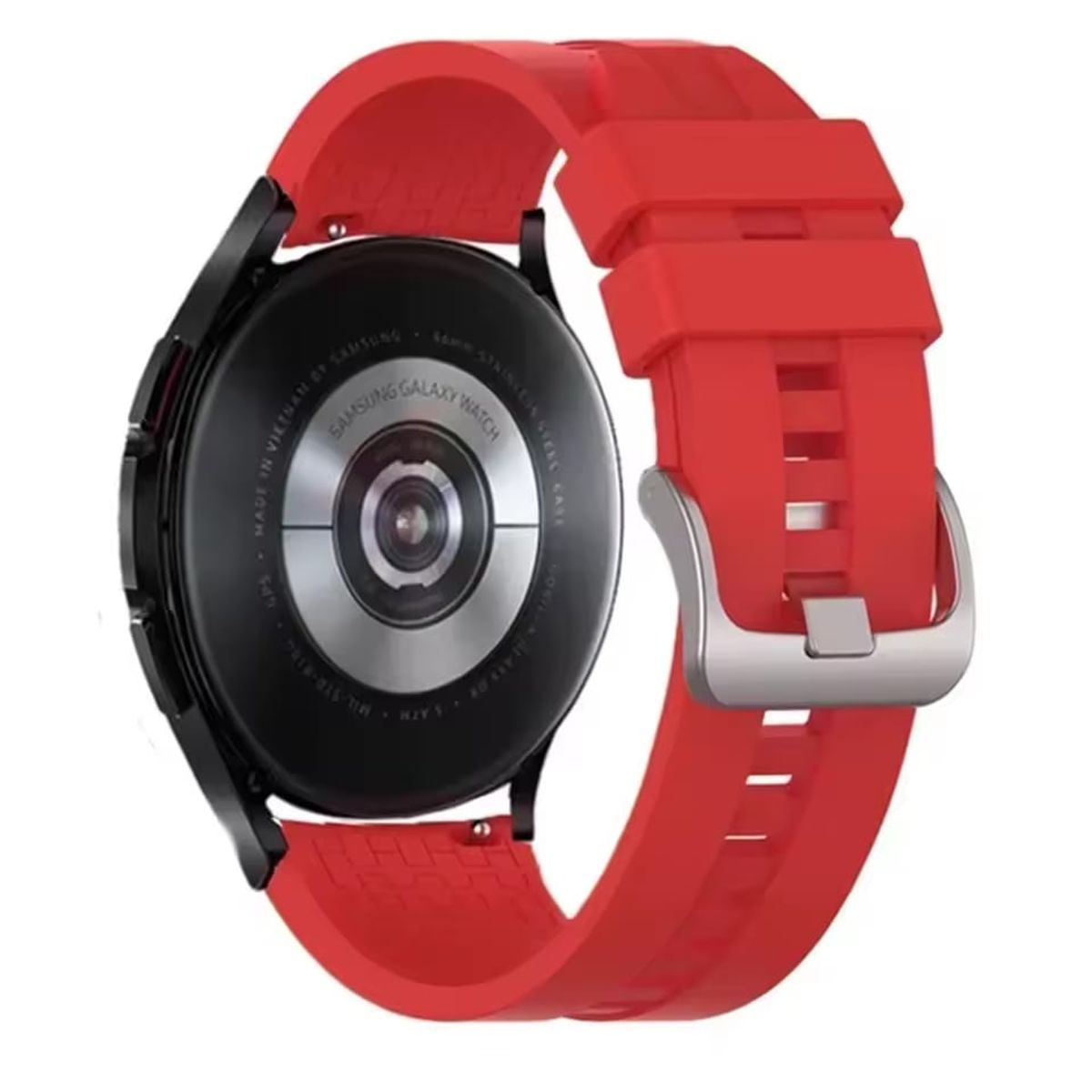 GENERICO - Correa Relieve 22mm Para Huawei Watch Gt5 Progt4gt3 46mm rojo