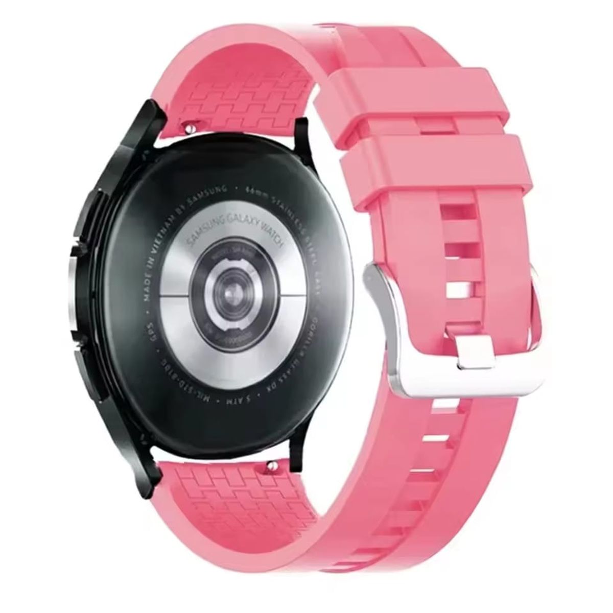 GENERICO - Correa Relieve 22mm Para Huawei Watch Gt5 Progt4gt3 46mm rosa chicle