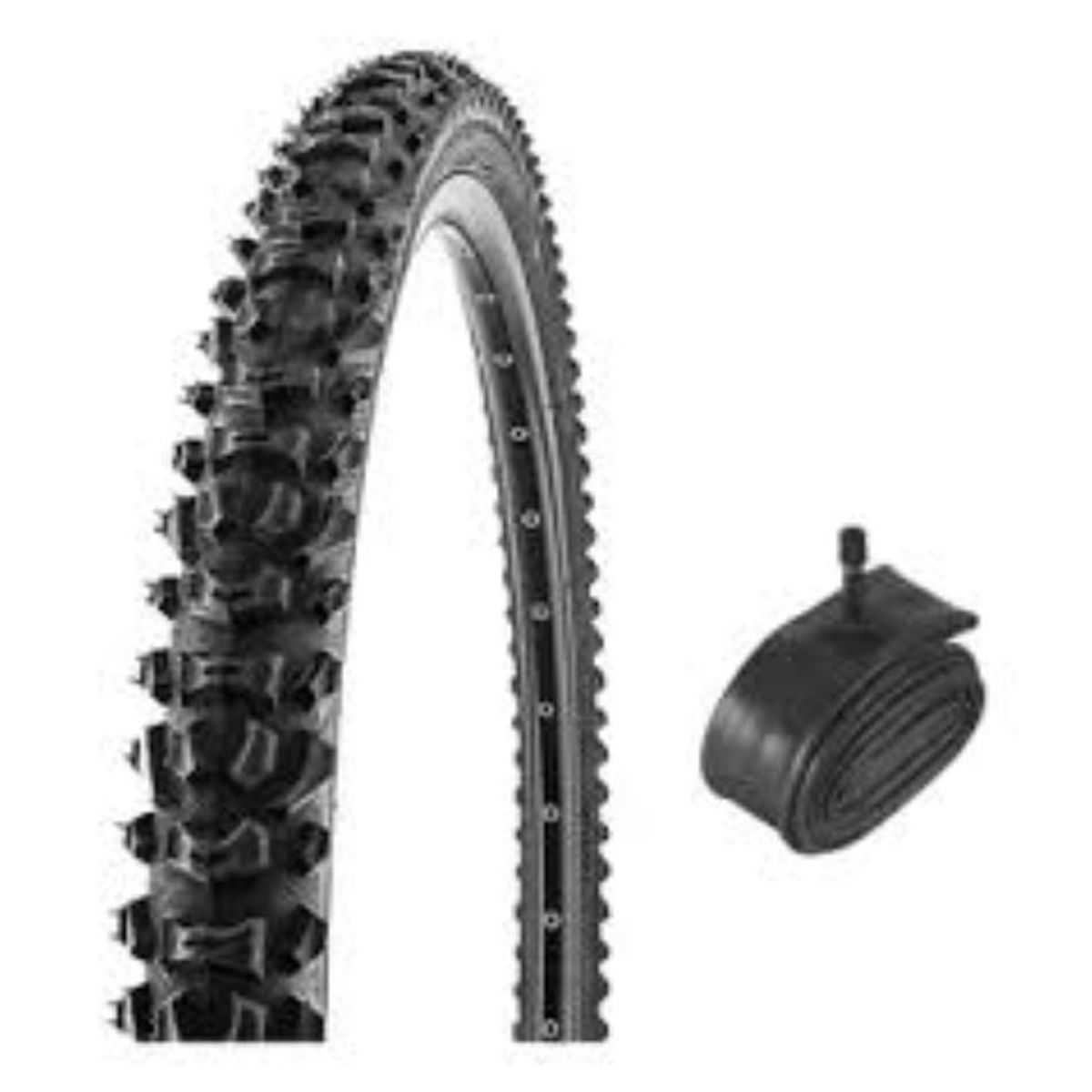 KENDA - LLANTA KENDA COCADA ALTA PARA BICICLETA 26 MÁS CÁMARA KENDA