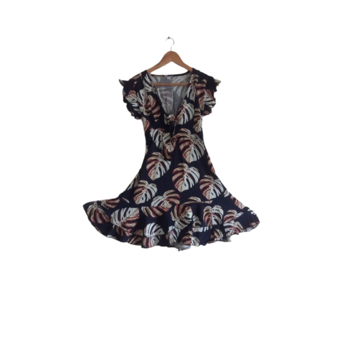 GENERICO - VESTIDO CORTO LINO FRESCO