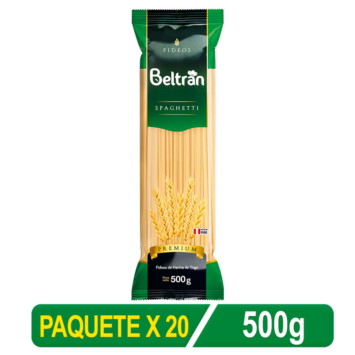 BELTRAN - Fideo Beltrán Spaghetti 500 Gr Paquete X 20 U.
