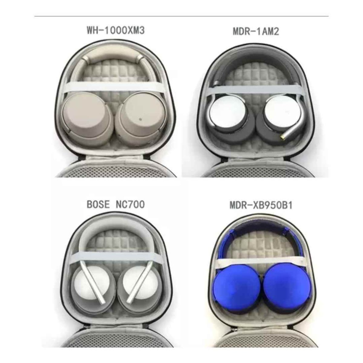 GENERICO - Estuche Case Duro compatible con Audífonos Beats Bose Jbl Sony Philips