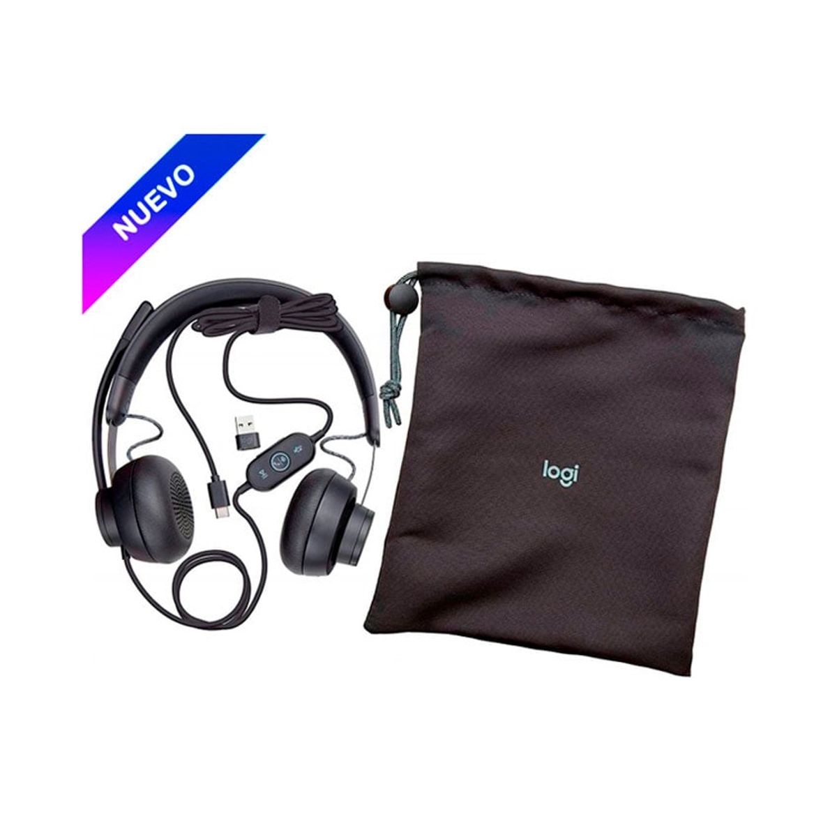 LOGITECH - Logitech Zone Wired USBUSB-C Auriculares Certificado Microsoft Teams
