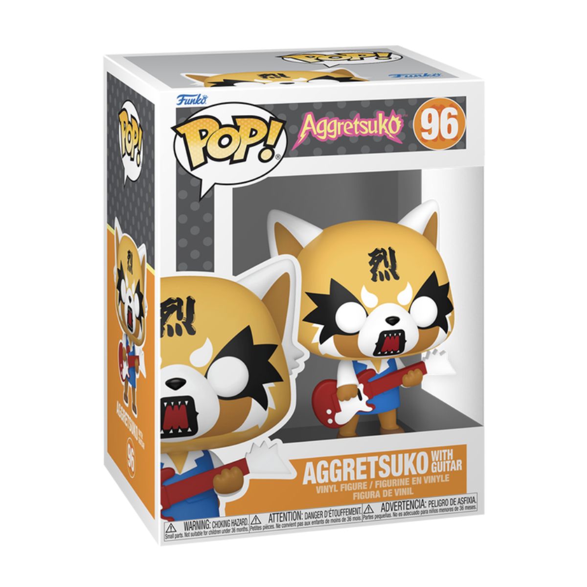 FUNKO - Aggretsuko con Guitarra Funko Pop 96 Sanrio Original