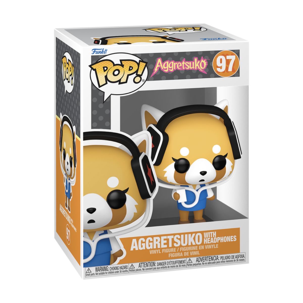 FUNKO - Aggretsuko Audifonos Funko Pop 97 Sanrio Original