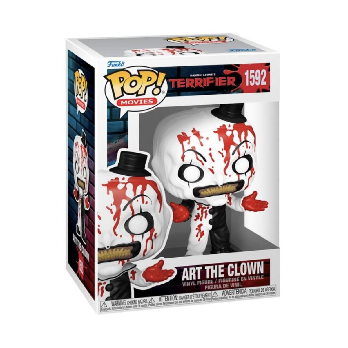 FUNKO - Art the Clown Bloody Funko Pop 1592 Terrifier Original
