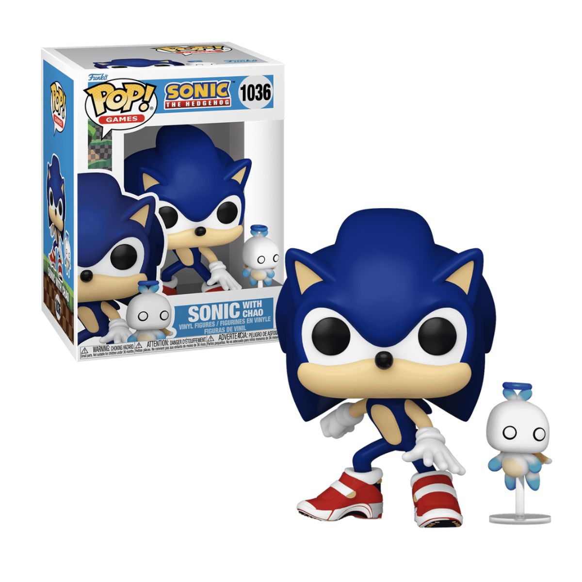 FUNKO - Sonic with Chao Buddy Funko Pop 1036 Original Games