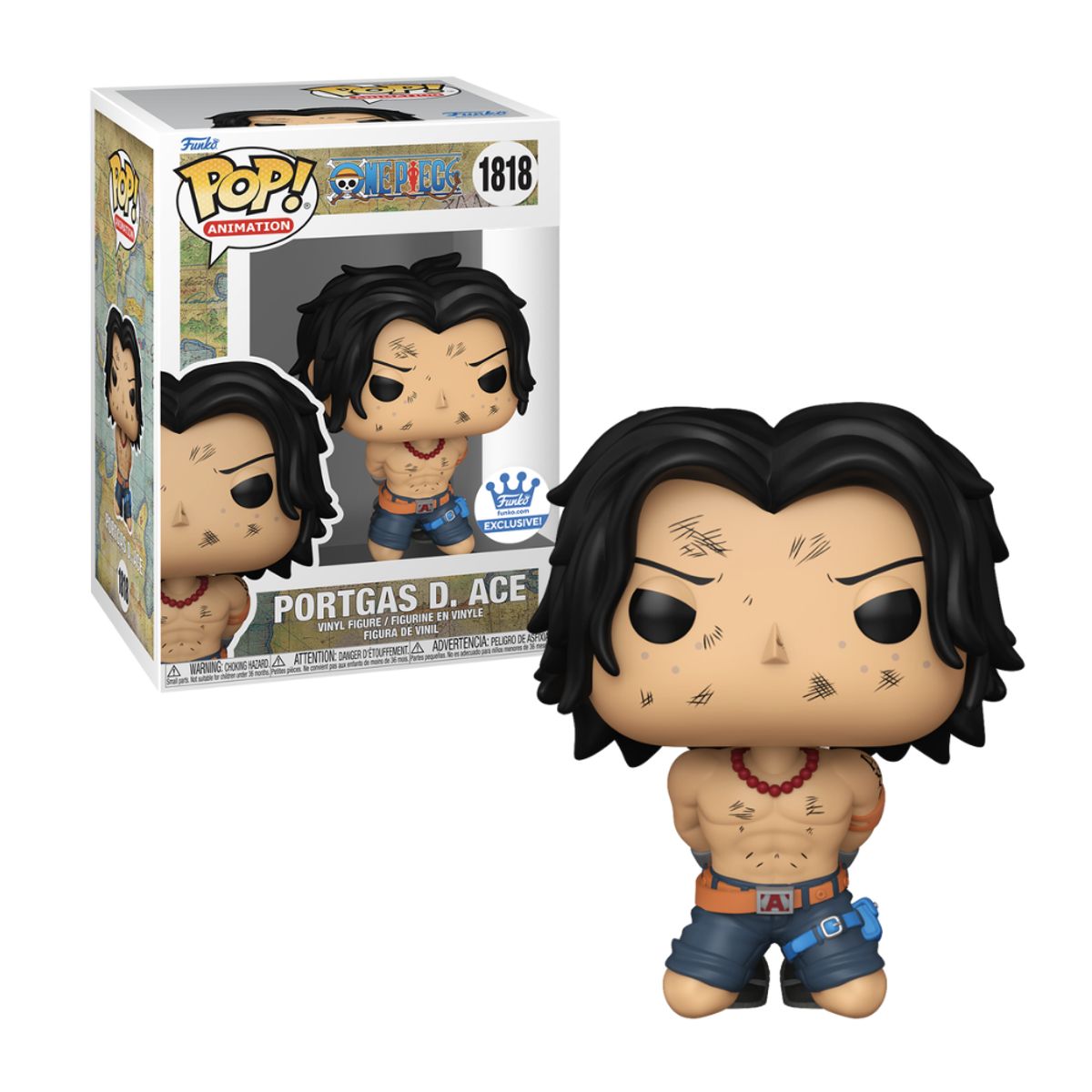 FUNKO - Portgas D Ace Execution Funko Pop 1818 One Piece Ex