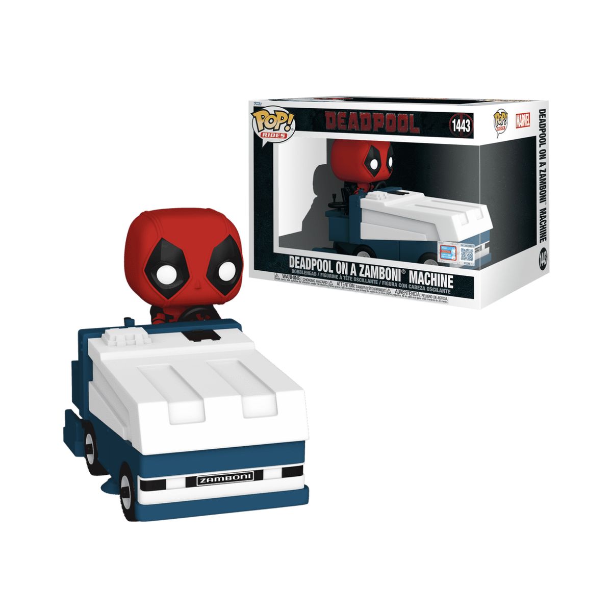 FUNKO - Deadpool en Zamboni Funko Pop 1443 Exclusivo Ride