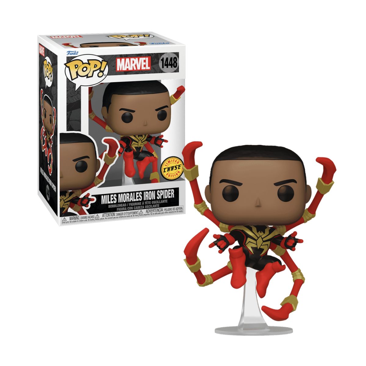FUNKO - Miles Morales Iron Spider Funko Pop 1448 Chase Original