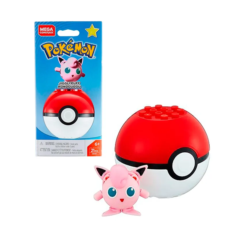 POKEMON - Pokemon Mega Construx Jigglypuff 21 Piezas