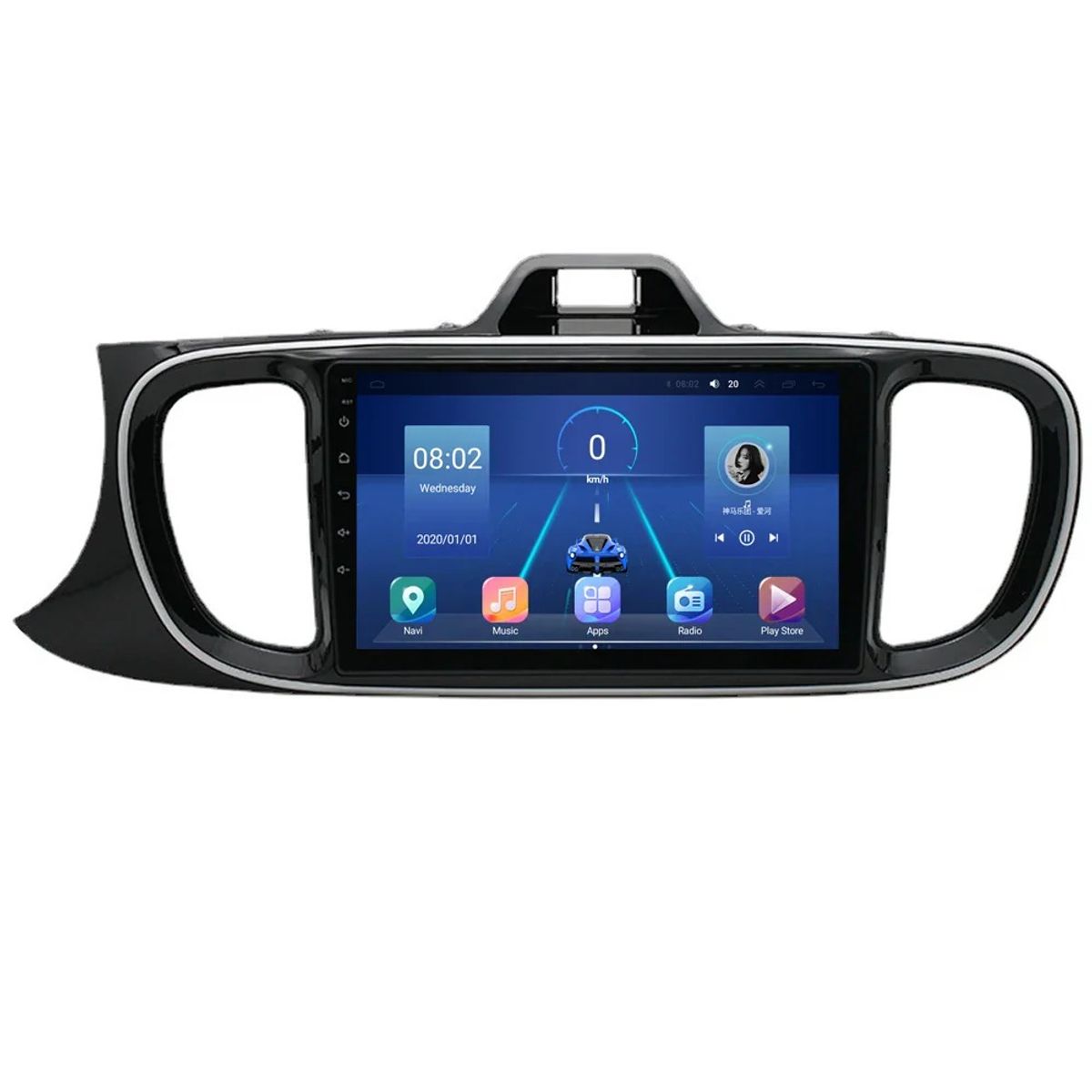 GENERICO - Autoradio Android para Kia Soluto 2019-2020 Carplay