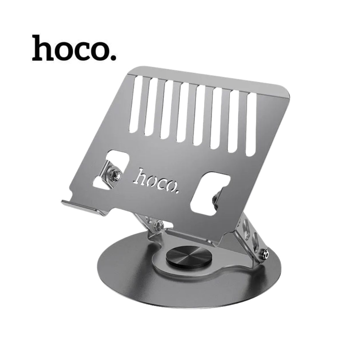 HOCO - Soporte Base Laptop Aluminio Plegable Ajustable Giratorio HOCO DH21