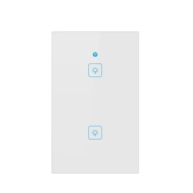 SEISA - Interruptor Inteligente Wifi Smart Pared Alexa Google Home WS-US-2C