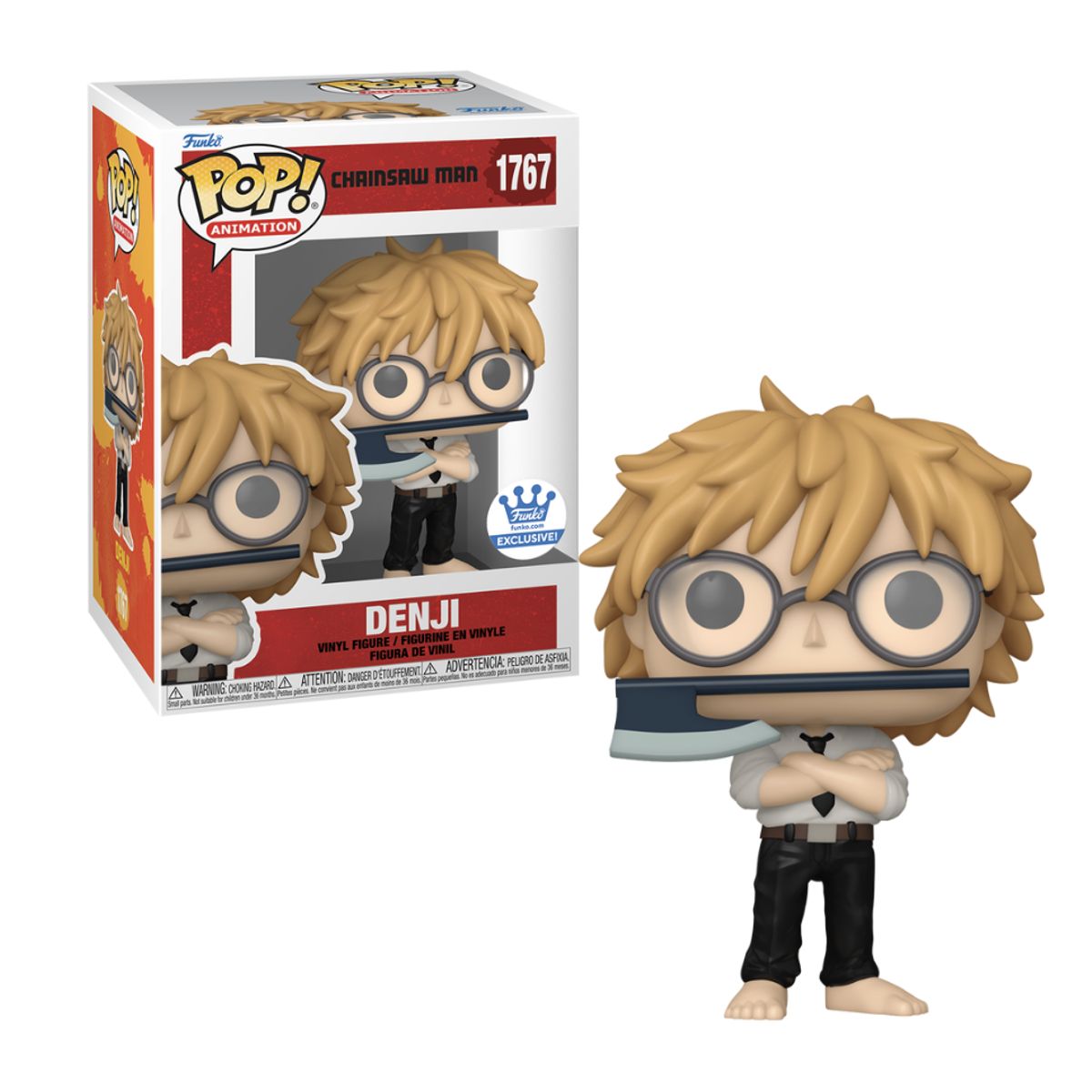 FUNKO - Denji Funko Pop 1767 Chainsaw Man Exclusivo super S