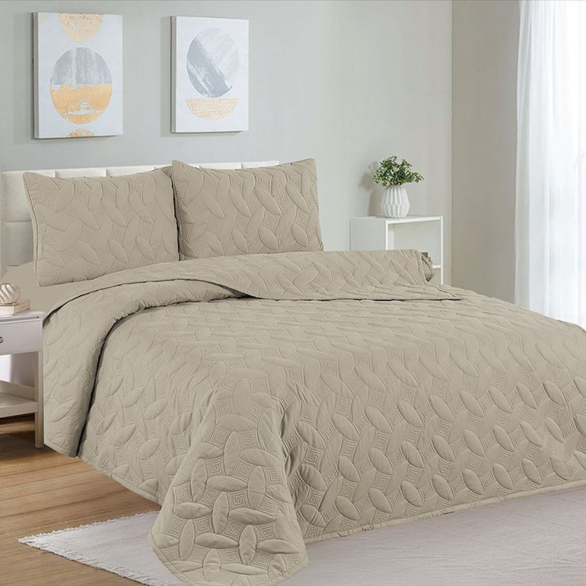 CASATEX - CUBRECAMA CASATEX KING SIZE 100% ALGODÓN