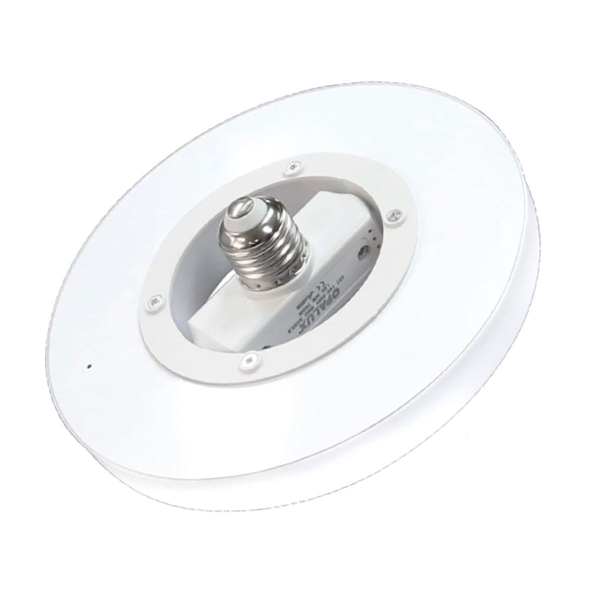 OPALUX - Luminaria Circular 30w OPALUX 180° E27 Luz CÁLIDA LED Hogar