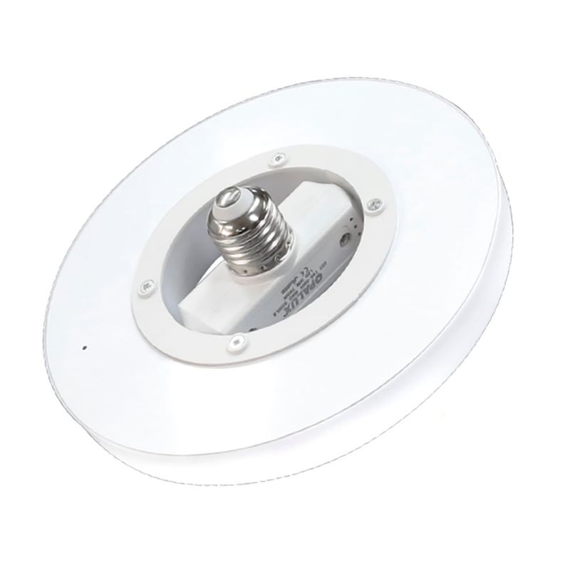 OPALUX - Luminaria Circular 30w OPALUX 180° E27 Luz Blanca LED Hogar