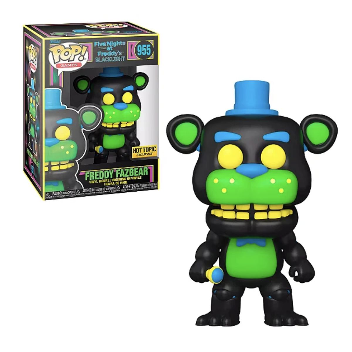 FUNKO - Freddy BlackLight Funko Pop 955 Five Night At Freddy HT