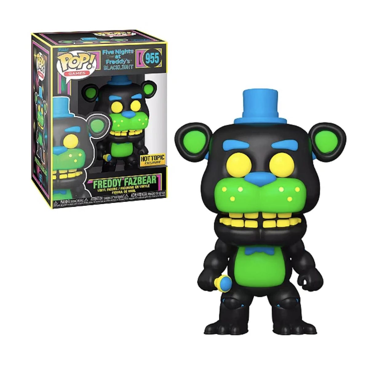 FUNKO - Freddy BlackLight Funko Pop 955 Five Night At Freddy HT