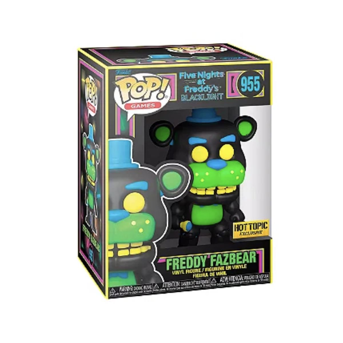 FUNKO - Freddy BlackLight Funko Pop 955 Five Night At Freddy HT