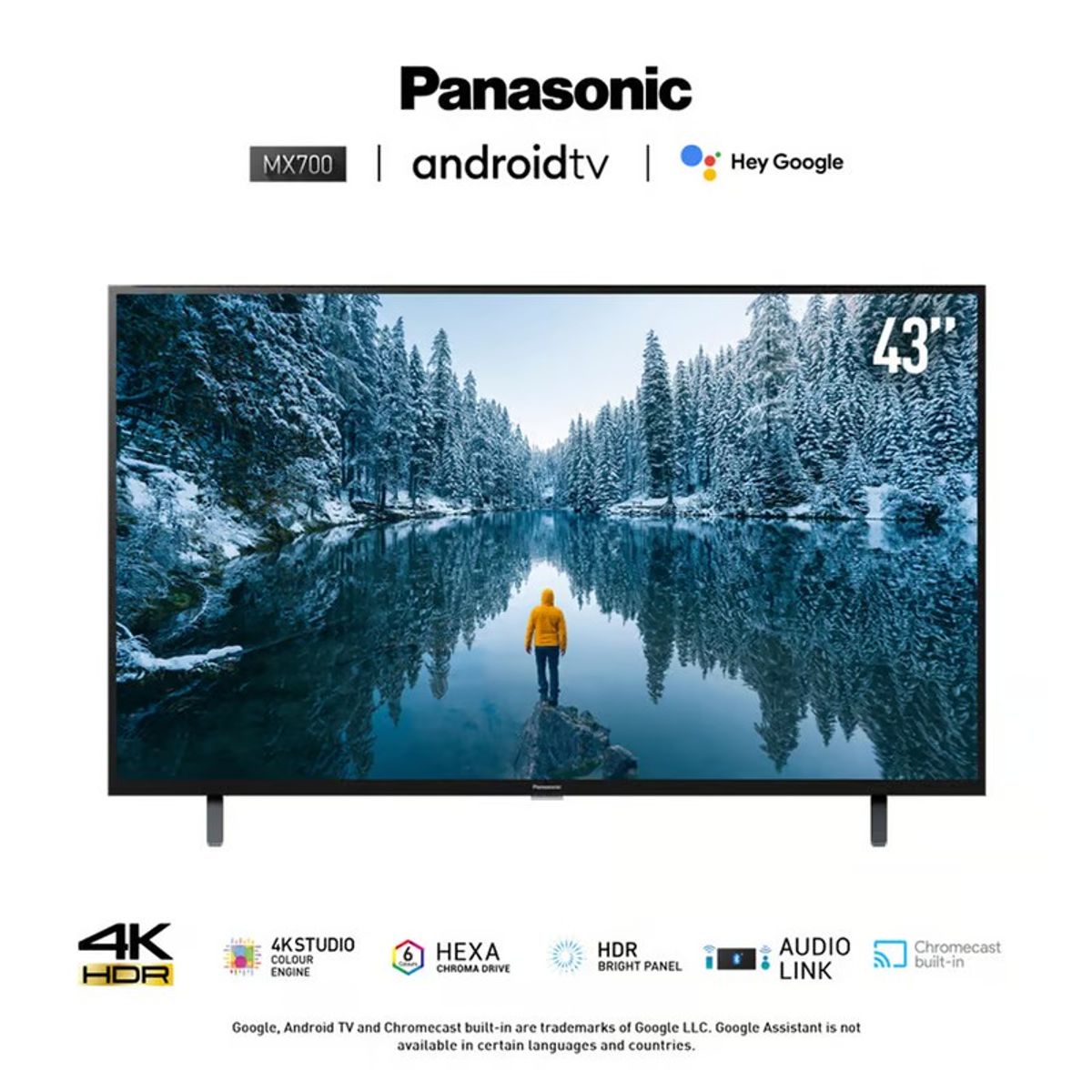 PANASONIC - TELEVISOR PANASONIC 43 4K UHD ANDROID TC-43MX700P.
