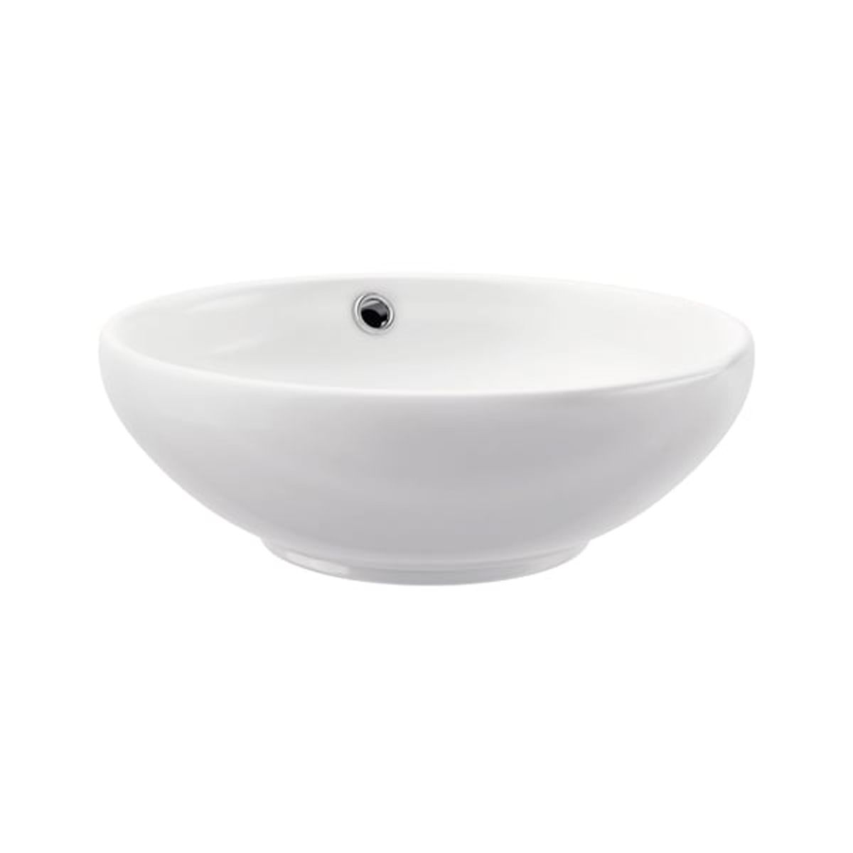 VAINSA - Bowl de Loza Mod Circular Blanco 37x37x13cm