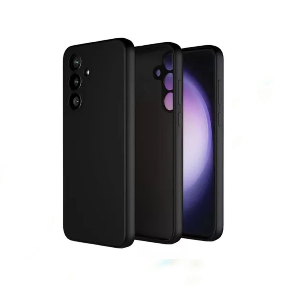 GENERICO - Case de Silicona Para Samsung Galaxy A54 - Negro