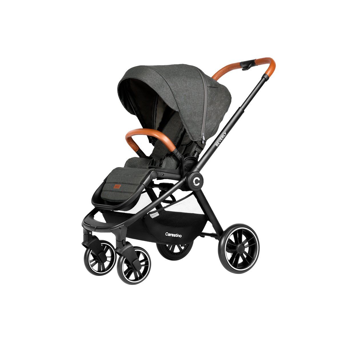 CARESTINO - Coche Beverly V2 Negro Melange