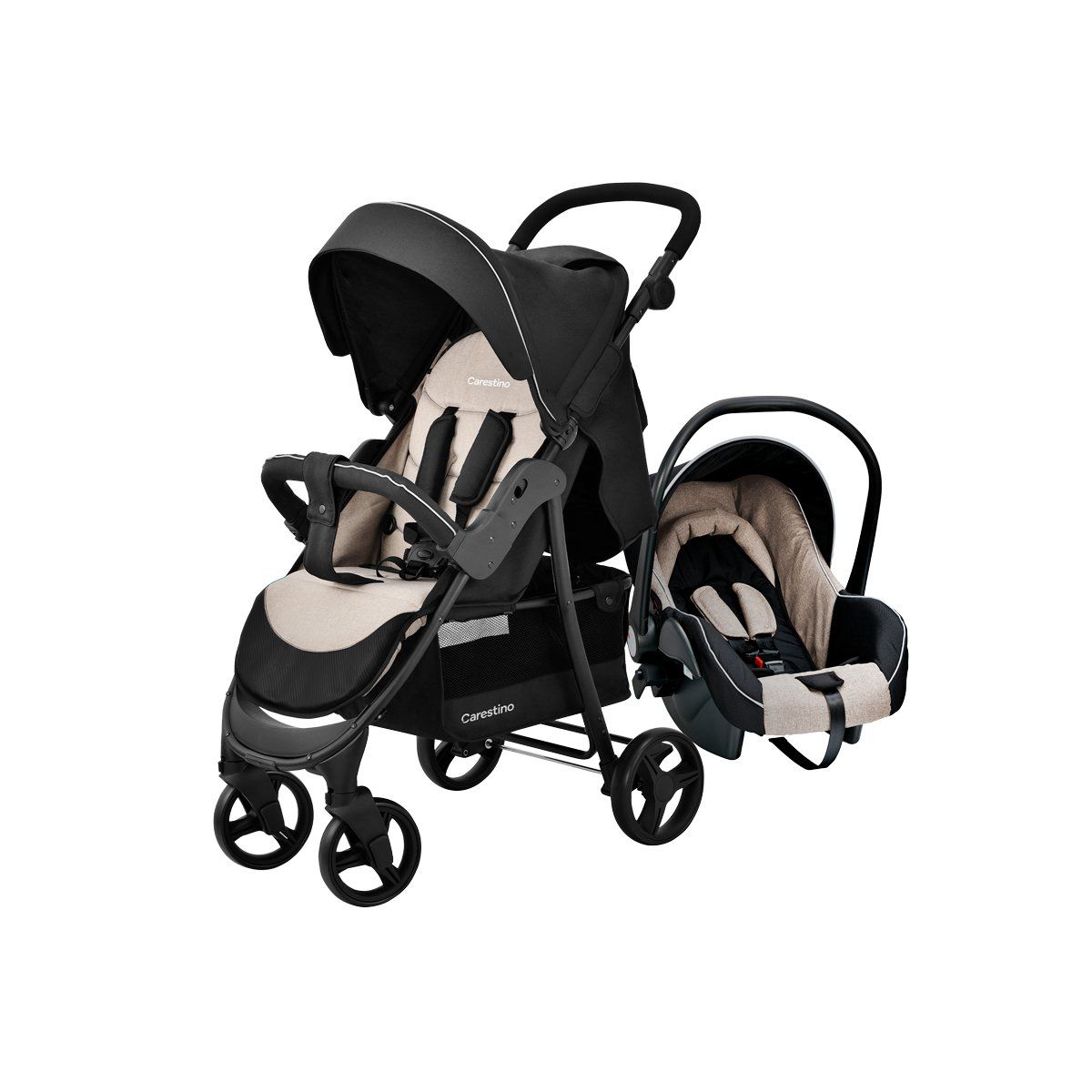 CARESTINO - Coche City Travel Beige