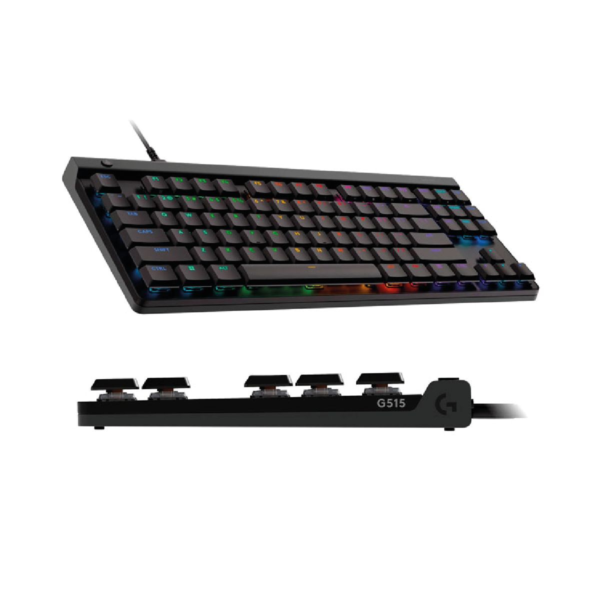 LOGITECH - Teclados Gaming Logitech G G515 TKL RGB Black