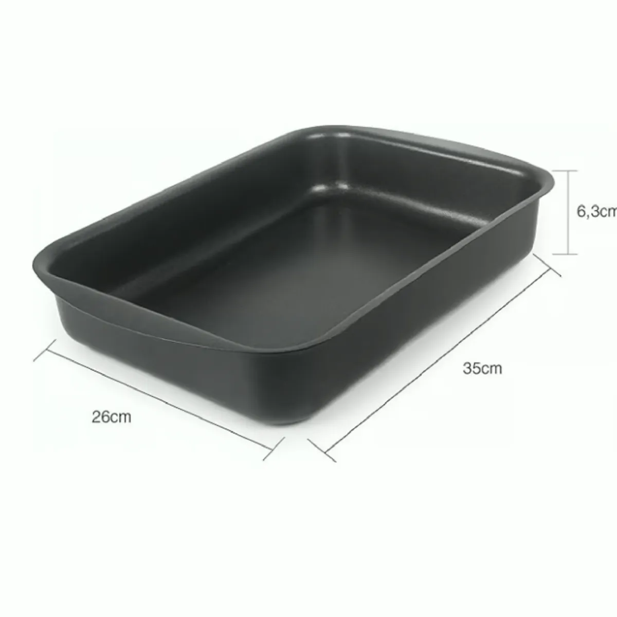 TRAMONTINA - Fuente Asadera Rectangular Tramontina 72L - Antiadherente