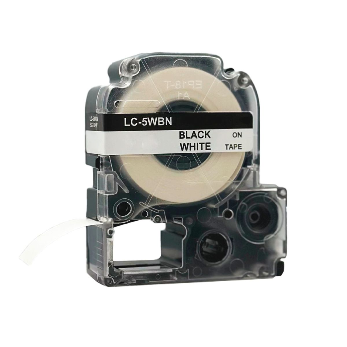 GENERICO - CINTA EPSON COMPATIBLE LC-5WBN 18MM LETRA NEGRO SOBRE BLANCO