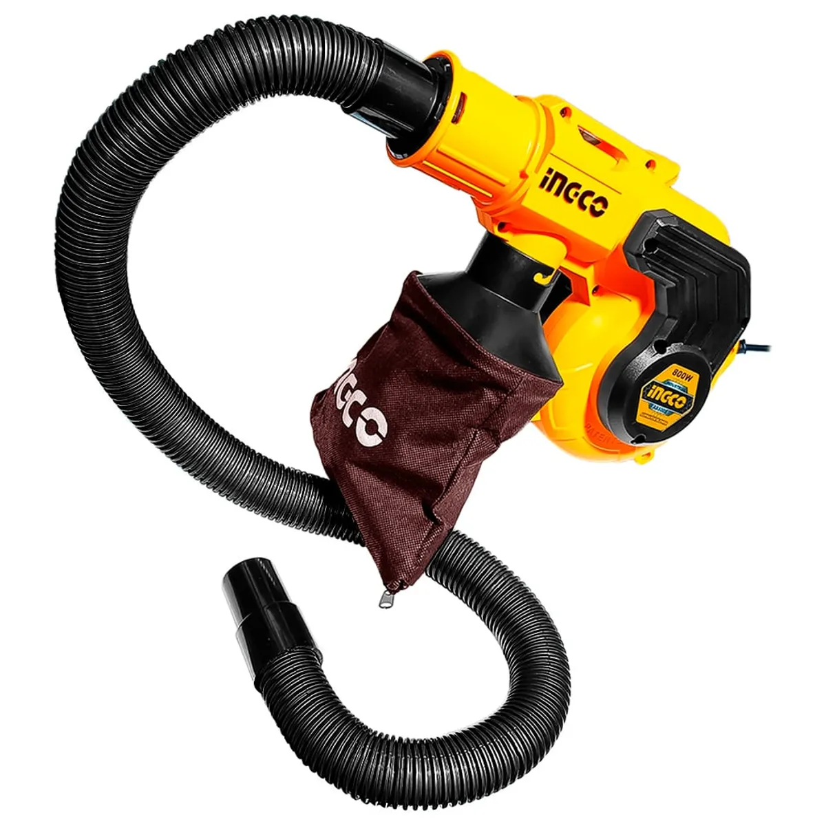INGCO TOOLS - Sopladora Aspiradora Ingco AB8038 800W Bolsa Recolectora y Accesorios
