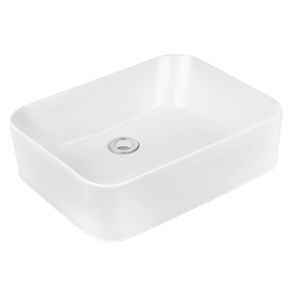 TREBOL - Bowl de Loza Mod Cuadrado Blanco 43x35x10cm