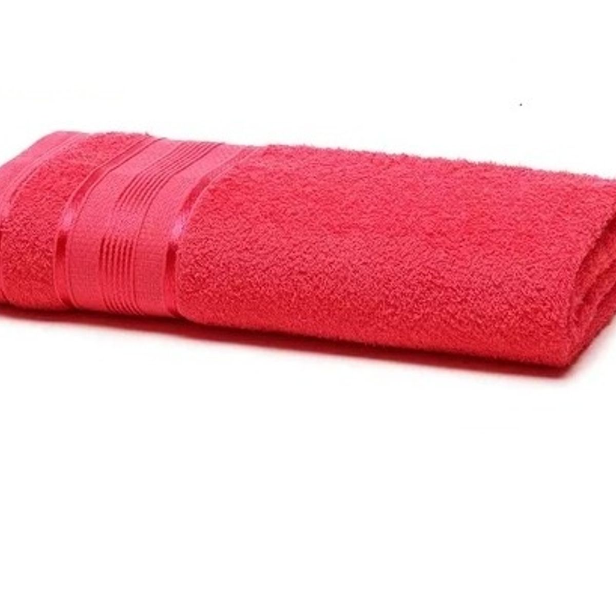 GENERICO - Toalla de Baño de Algodón 120gr 40x170cm Rojo