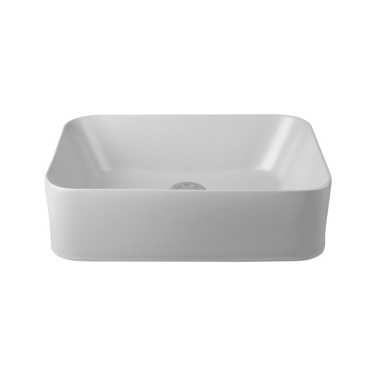 TREBOL - Bowl de Loza Mod Cuadrado Gris Mate 43x35x10cm