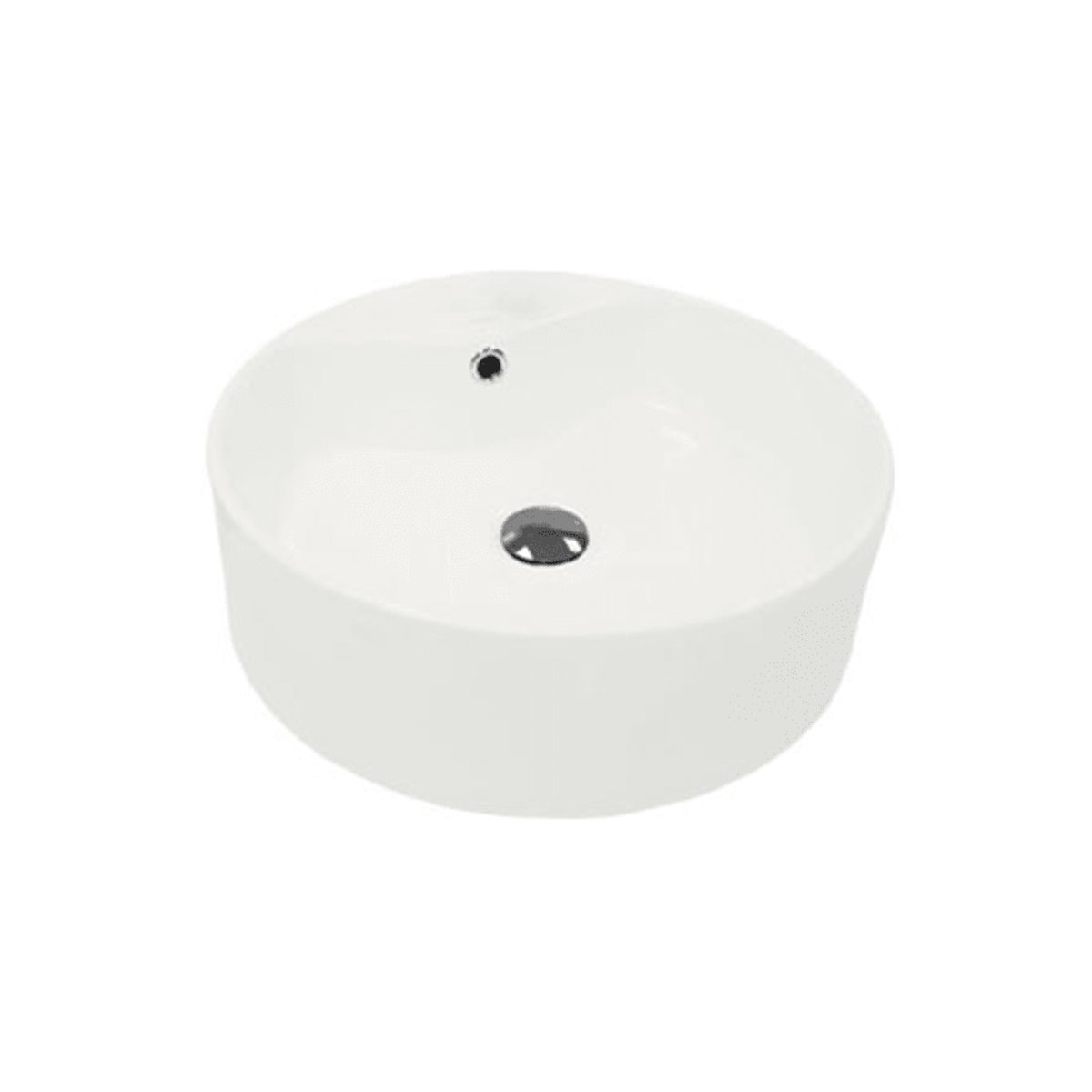 ITALGRIF - Bowl de Loza Mod Circular Blanco 46x44x15cm