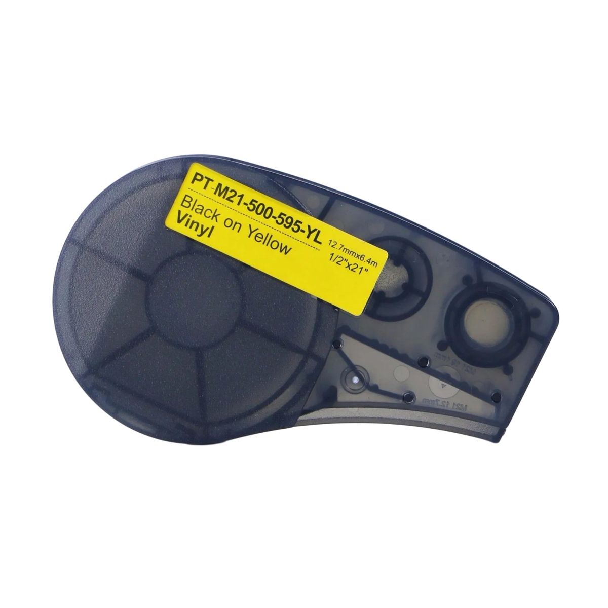 GENERICO - CINTA BRADY COMPATIBLE PT-M21-500-595 12-7MM NEGRO SOBRE AMARILLO