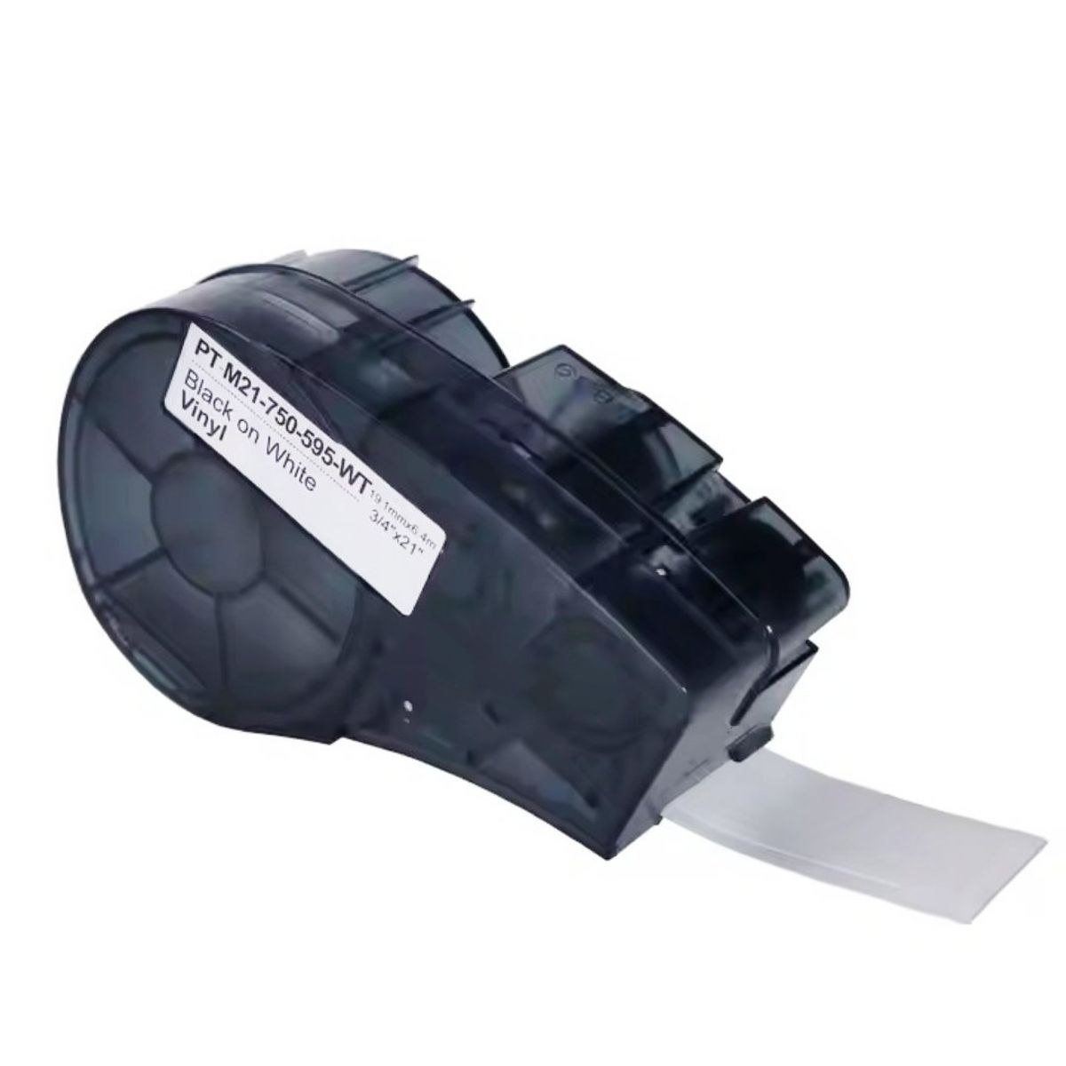 GENERICO - CINTA BRADY COMPATIBLE PT-M21-750-595-WT-BK 19-1MM NEGRO SOBRE BLANCO