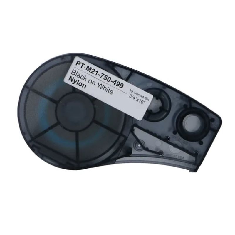 GENERICO - CINTA BRADY COMPATIBLE PT-M21-750-499 19-1MM NEGRO SOBRE BLANCO