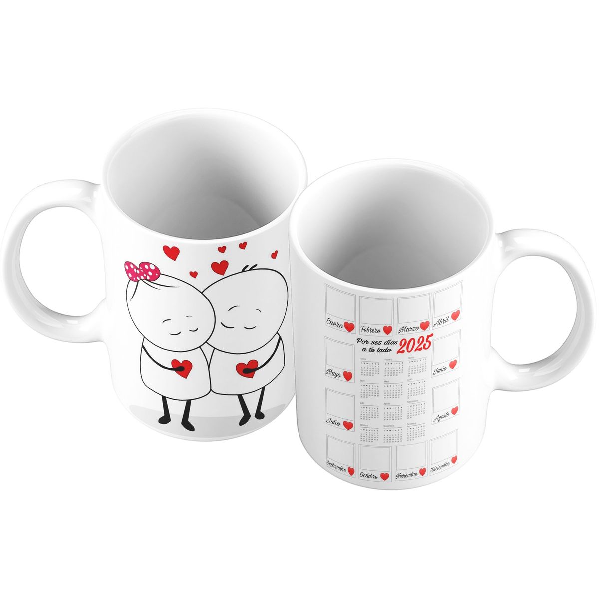 GENERICO - Taza Mug 11oz POR 365 DIAS A TU LADO - BLANCO